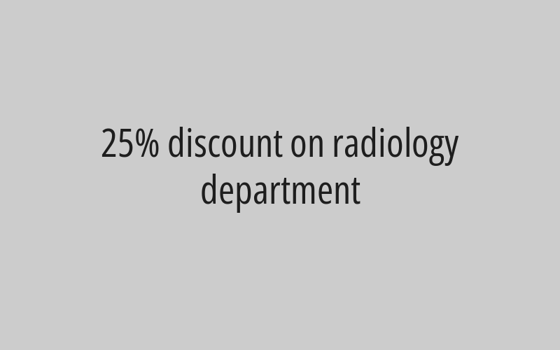 20% discount on minor surgeries