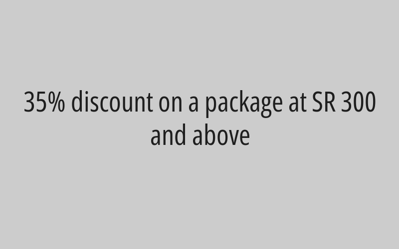 20% discount from total bill