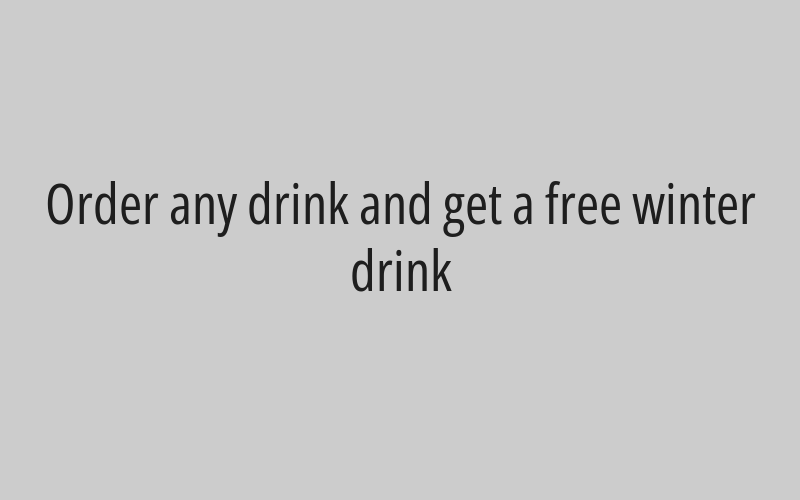 20% discount on drinks