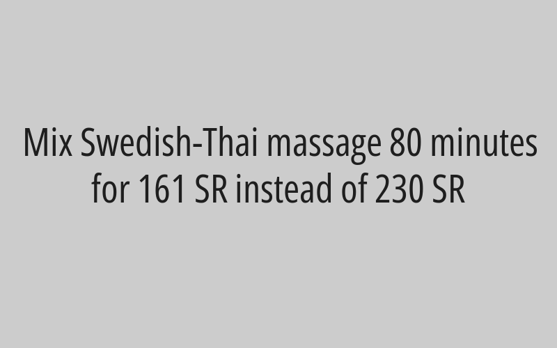 Hot stones massage 60 minutes for 161 SR instead of 230 SR