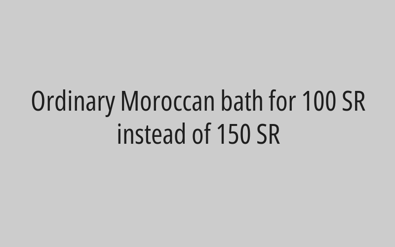Swedish and Thai Mexican massage for an hour for 150 SR instead of 210 SR