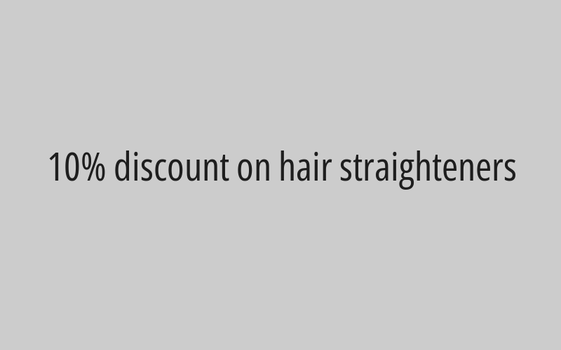 15% off makeup and hairstyles