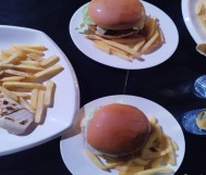 Order two burgers and get the third for free