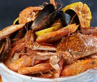 Buy 1 Daddy mIx (10 pcs shrimps + Crab 3 pcS + Mussels 15 pCs) And get   Another same size for free.