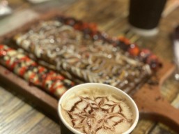 Order any type of Sweet and get espresso, americano, hot or cold mocha or mikato for free