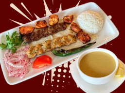 MIX GRILL PLATTER + LENTIL SOUP + SOFT DRINKS