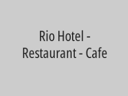 20% discount on lunch or dinner at Rio Restaurant