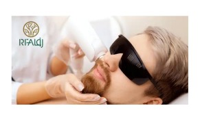 Men's chin definition by laser with frills