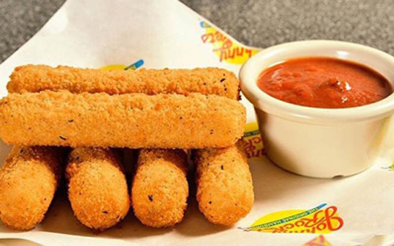 Order fried mozzarella sticks and get the second for free