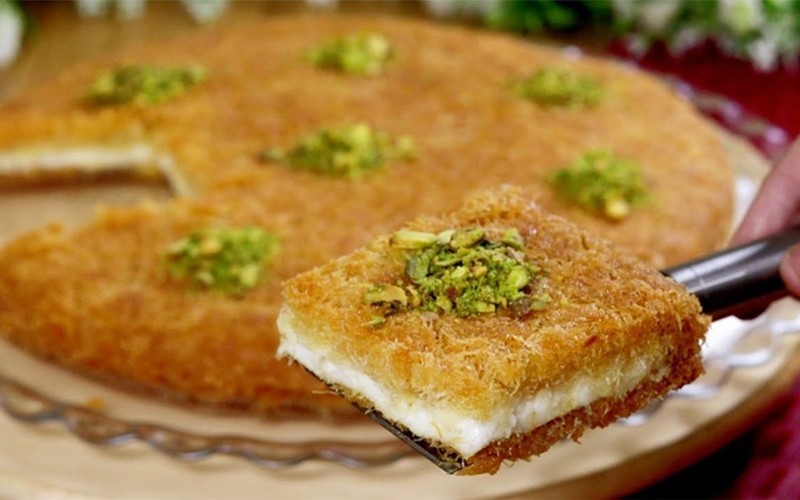 When you order Konafa Mabrouma, you will get a free coffee